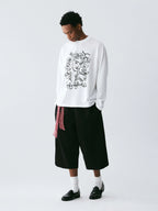 Empty Reference Classical Art Illustration Long Sleeve Tee | Original Graphic Top
