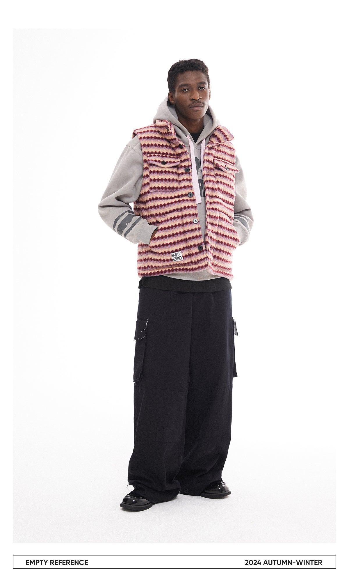Checked Quilted Wool Vest