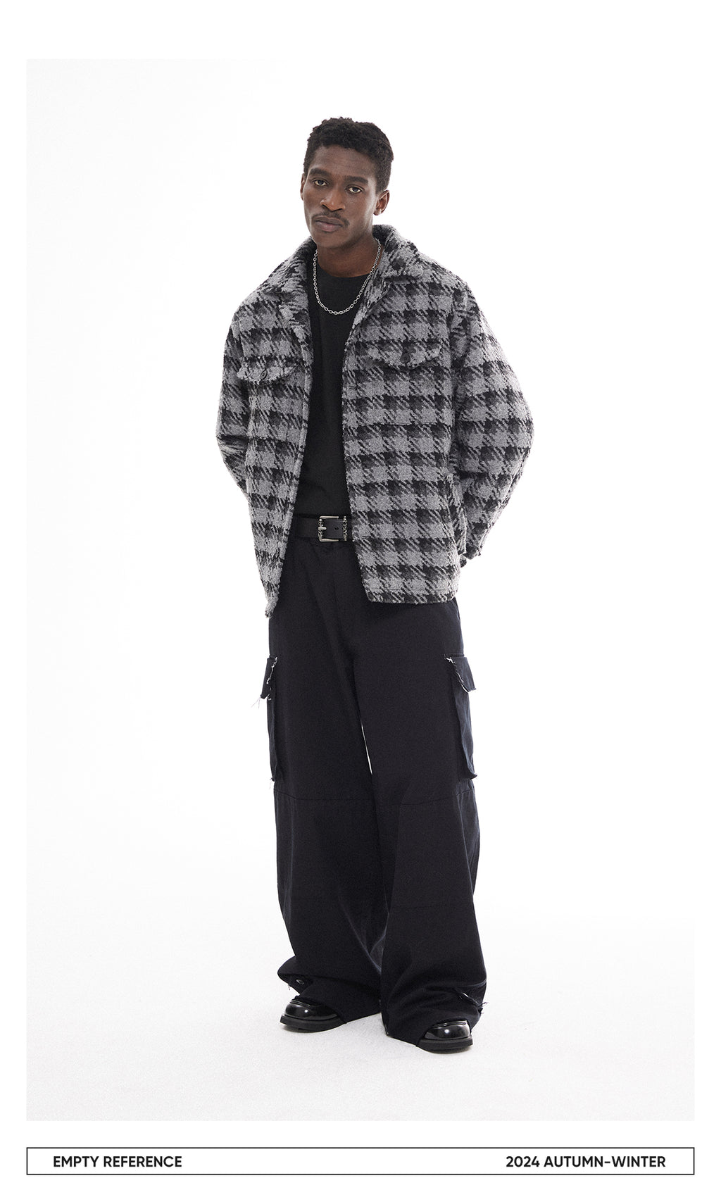 Checked Quilted Wool Jacket
