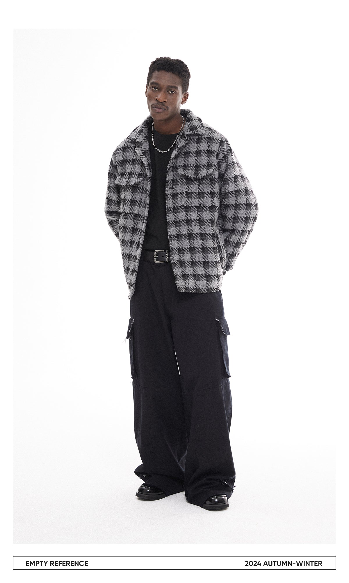 Checked Quilted Wool Jacket
