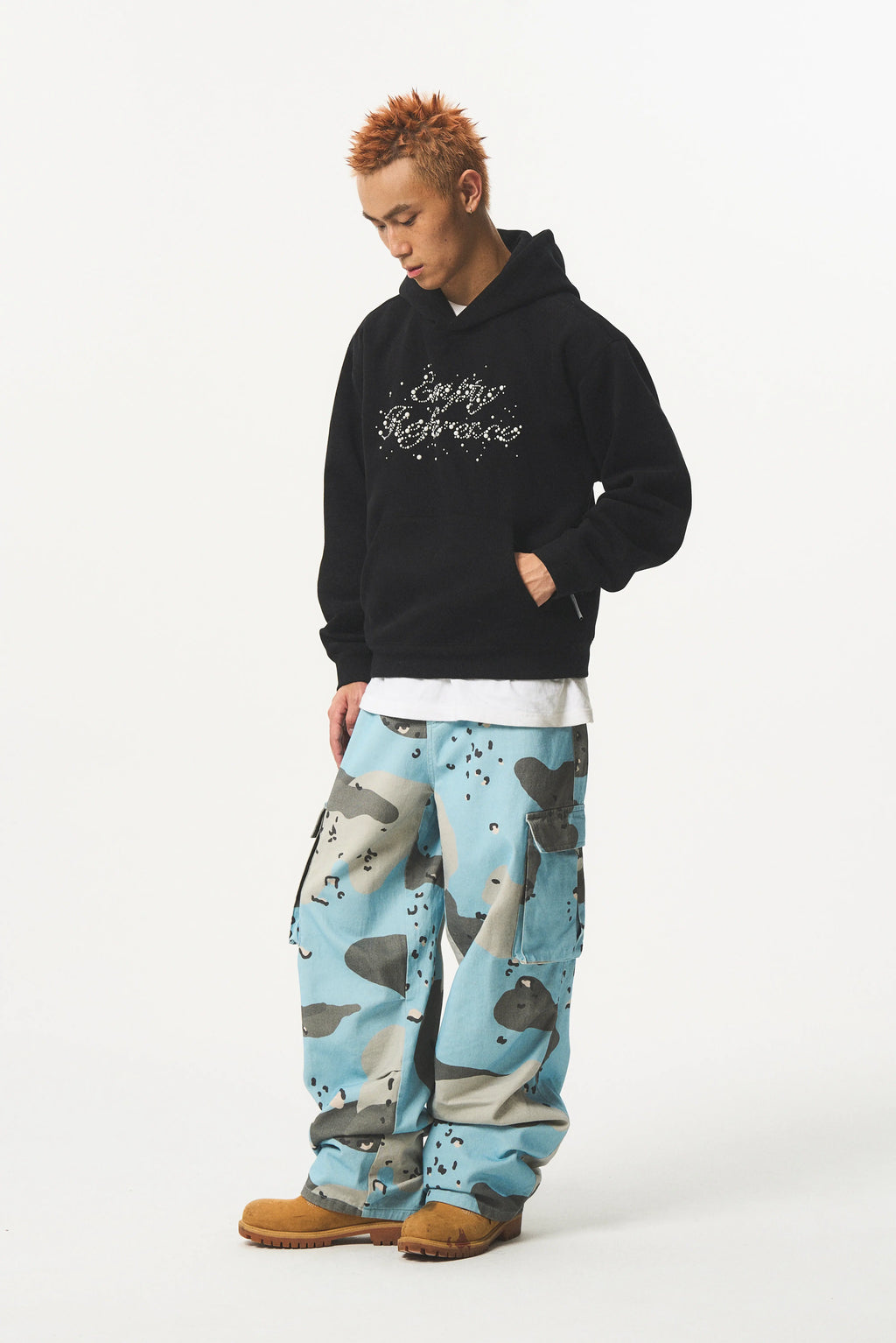 Pearl Studded Logo Sweatshirt