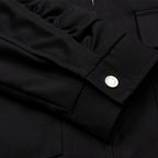 Utility Gathered Zip Jacket