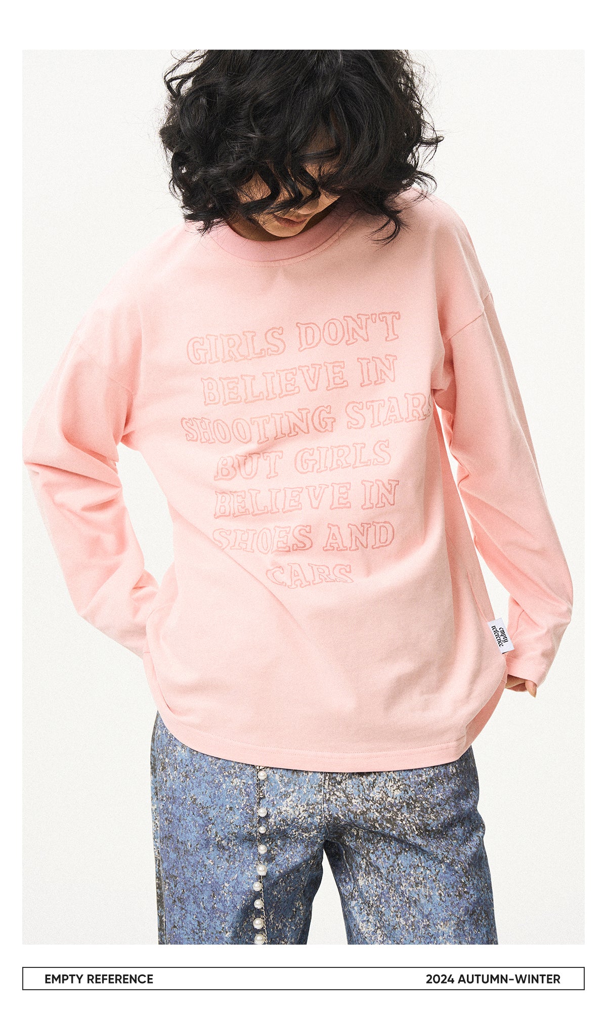 Letter Print Cotton Base Shirt