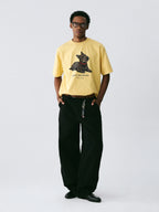 A Bright Yellow Performance T-Shirt in 240g Sorona® Fabric
