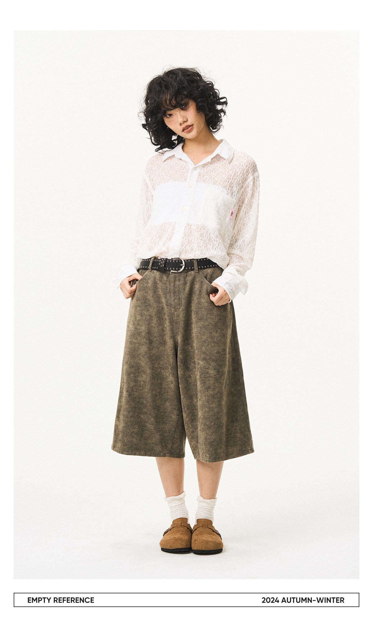 Patchwork Lace Sheer Shirt
