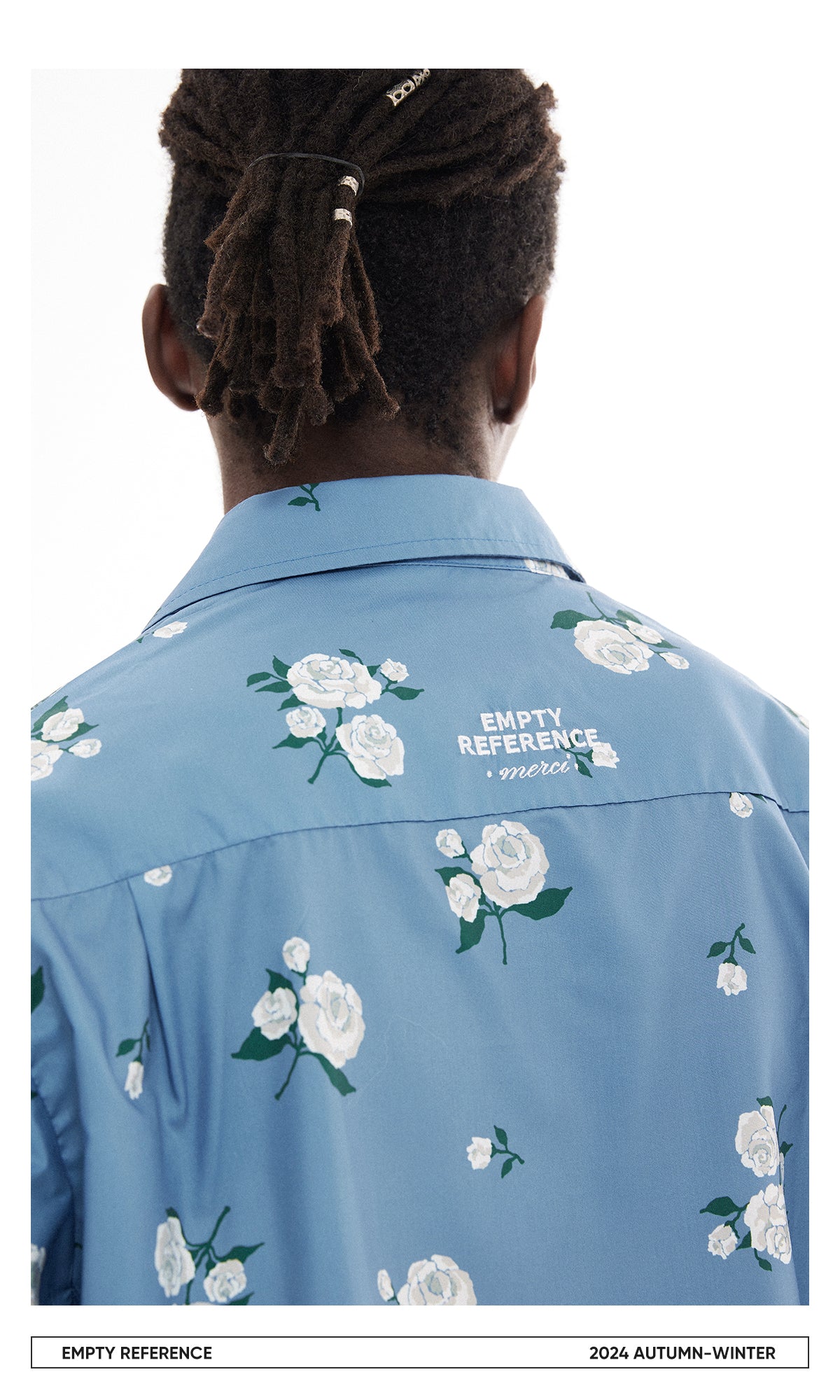 Rose Print Long Sleeve Shirt