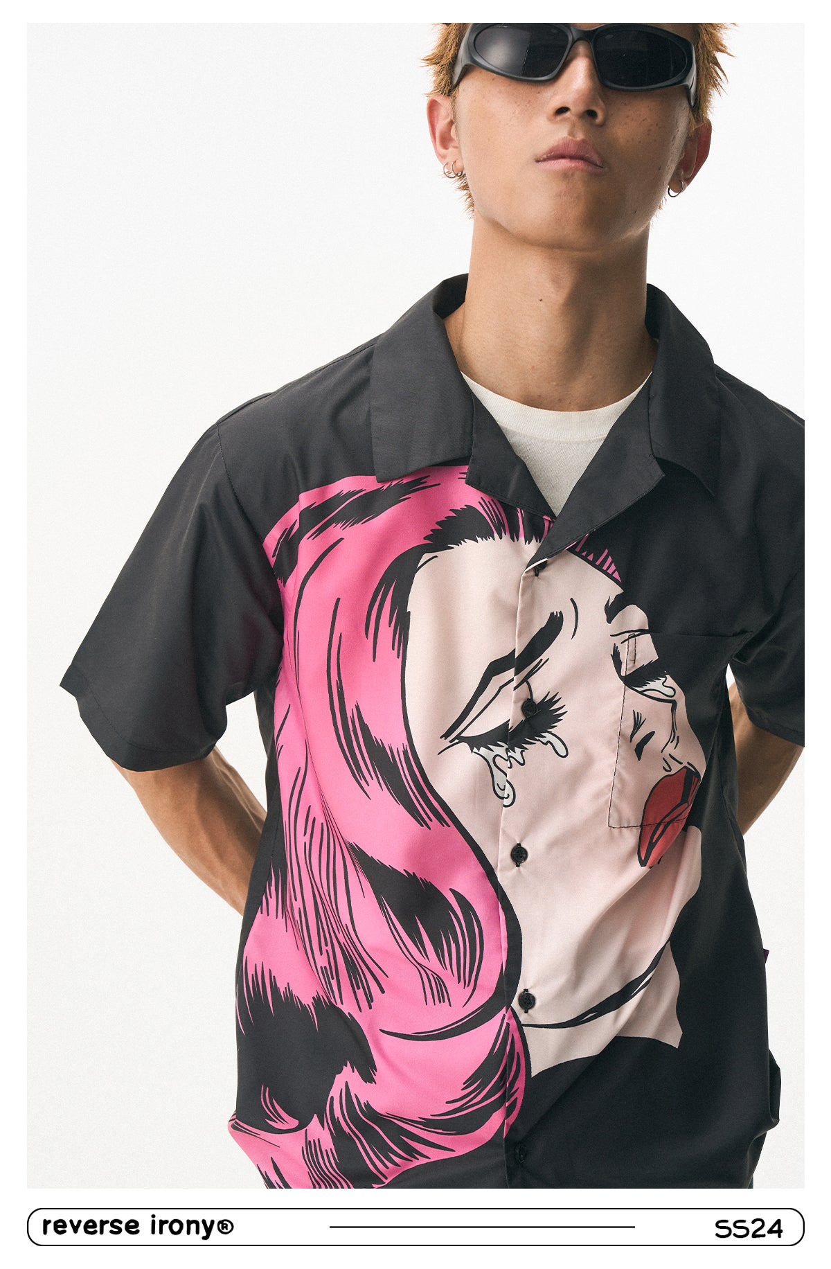 Crying Girl Graphic Shirt