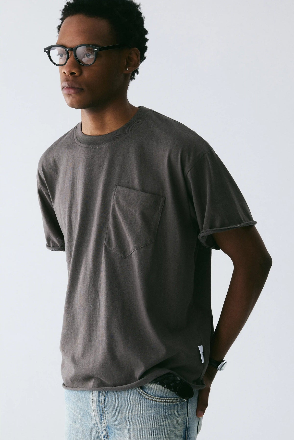 Asymmetric Pocket Tee