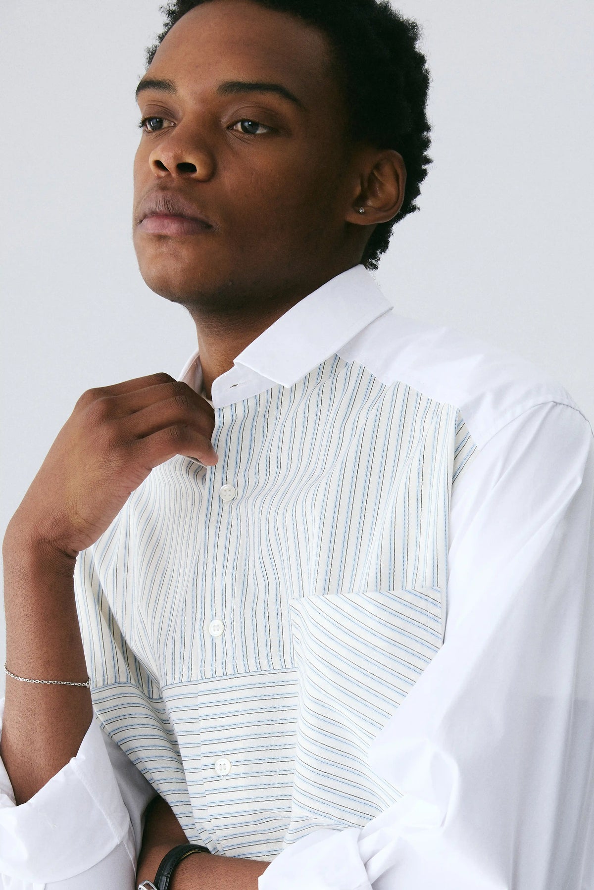 Patchwork Stripe Shirt