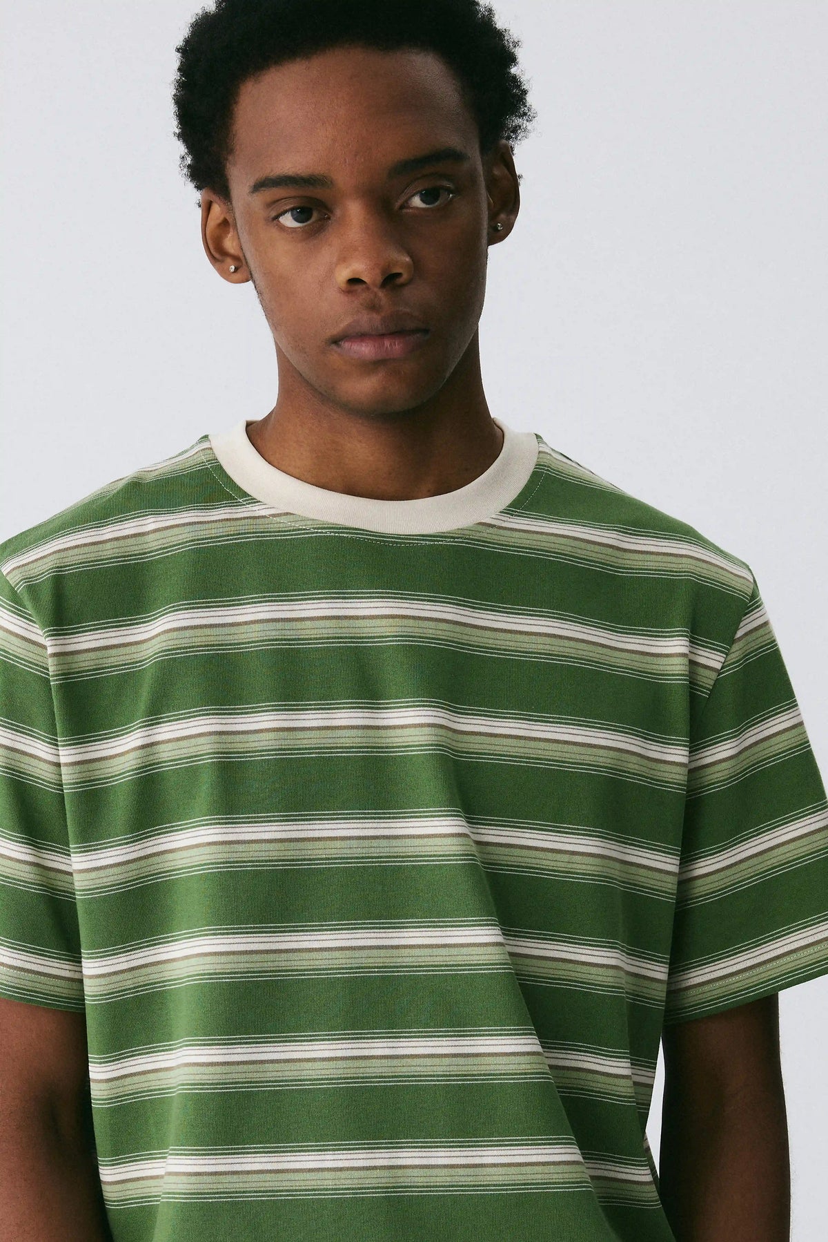 Avocado Stripe Tee