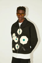 Floral Graphic Zip Jacket