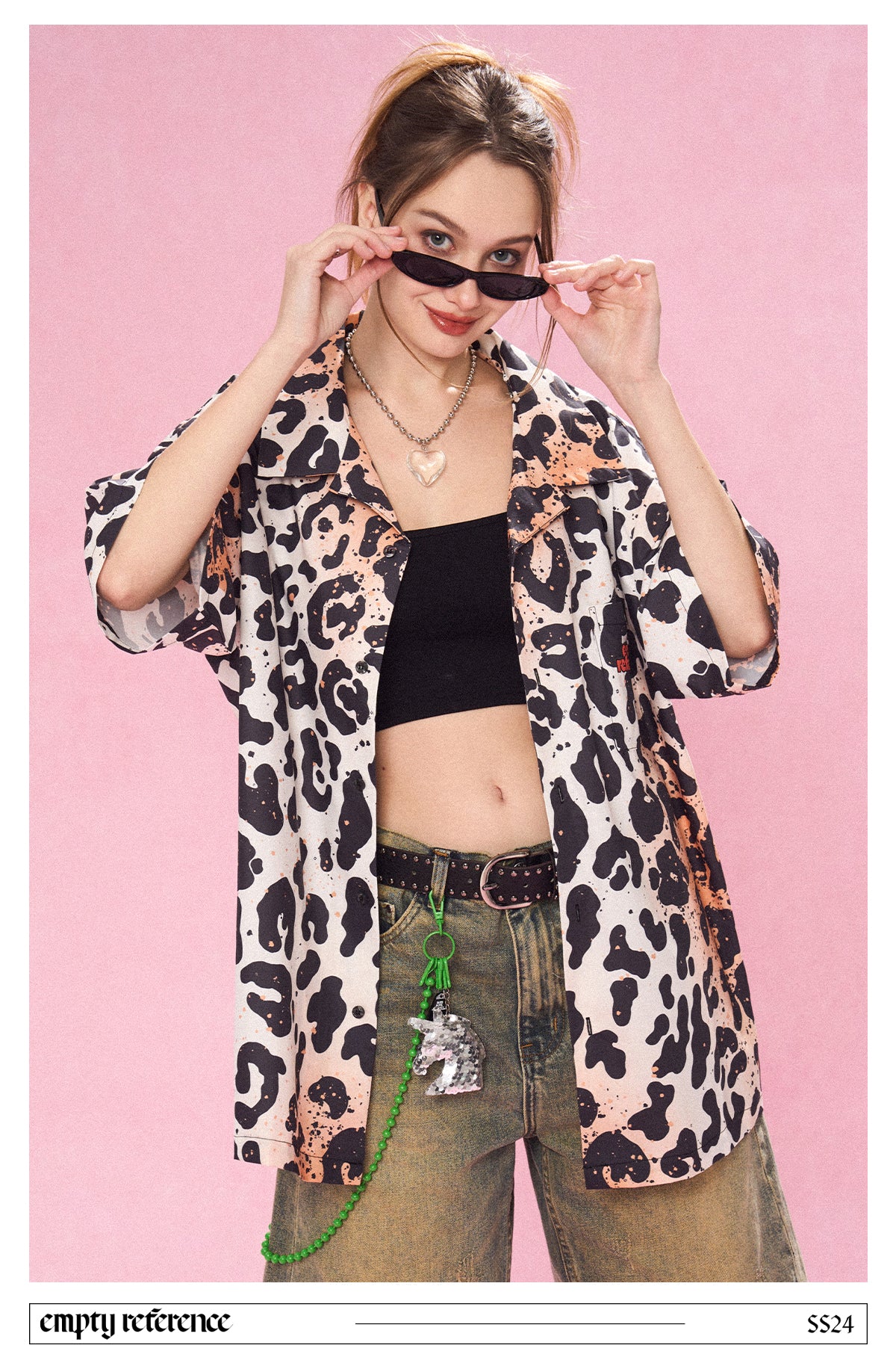 Gradient Leopard Shirt