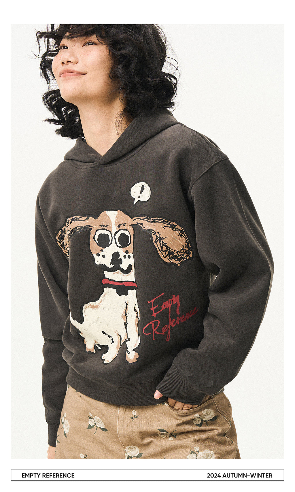 Cartoon Puppy Graphic Sweatshirt