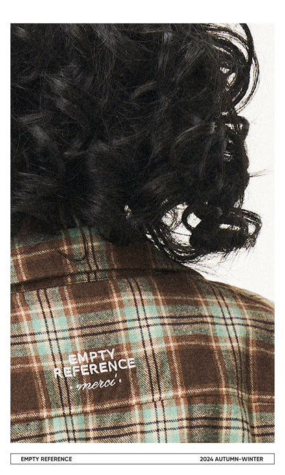Grid Print Graphic Shirt