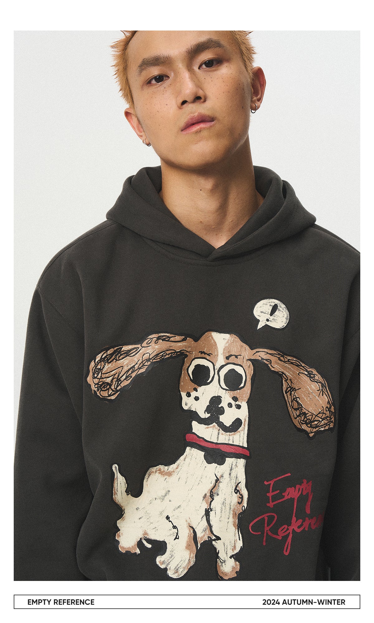Cartoon Puppy Graphic Sweatshirt