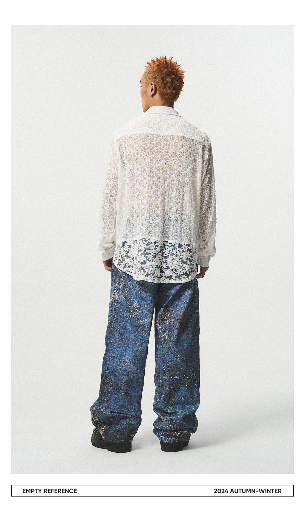 Patchwork Lace Sheer Shirt