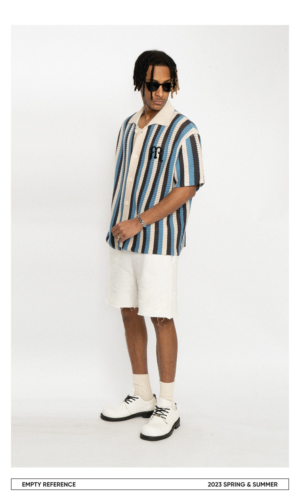 Embroidered Knit Polo Shirt