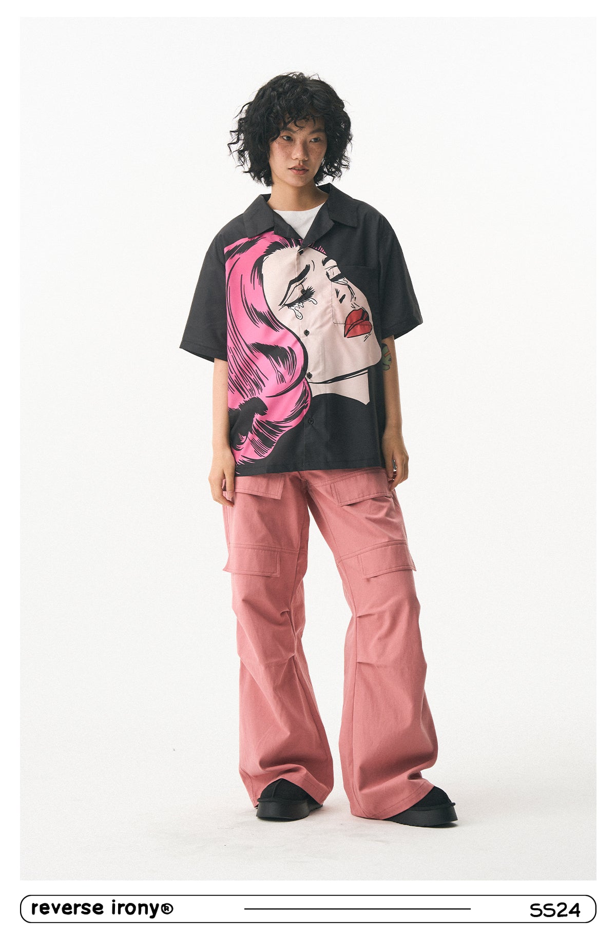 Crying Girl Graphic Shirt