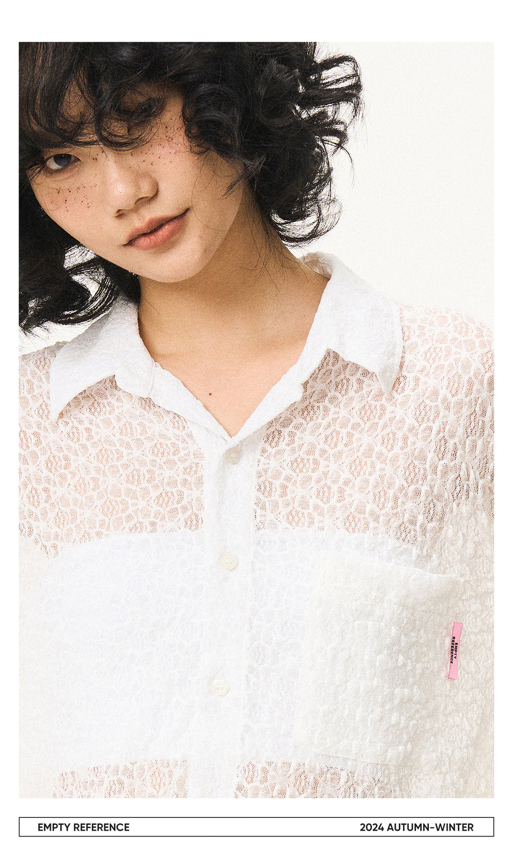 Patchwork Lace Sheer Shirt