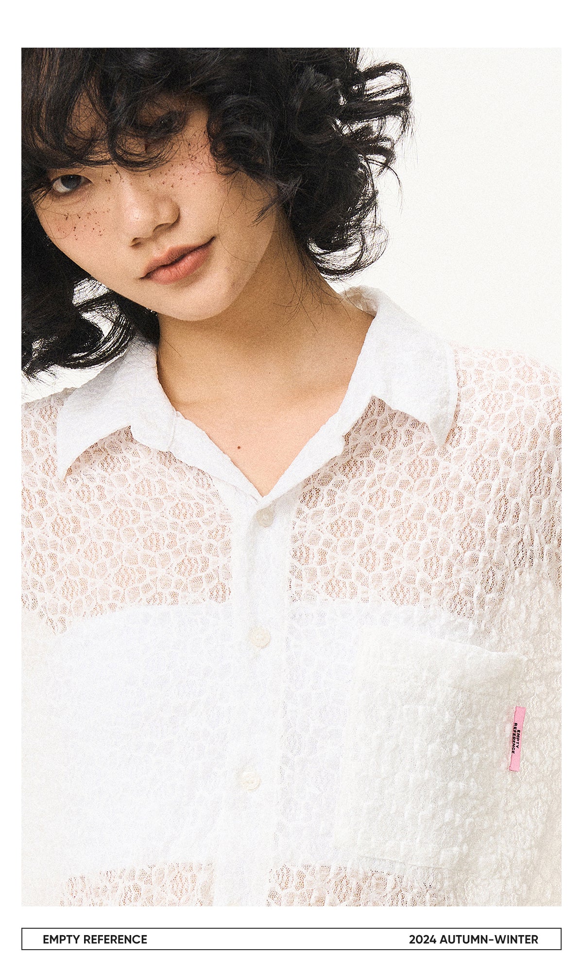 Patchwork Lace Sheer Shirt