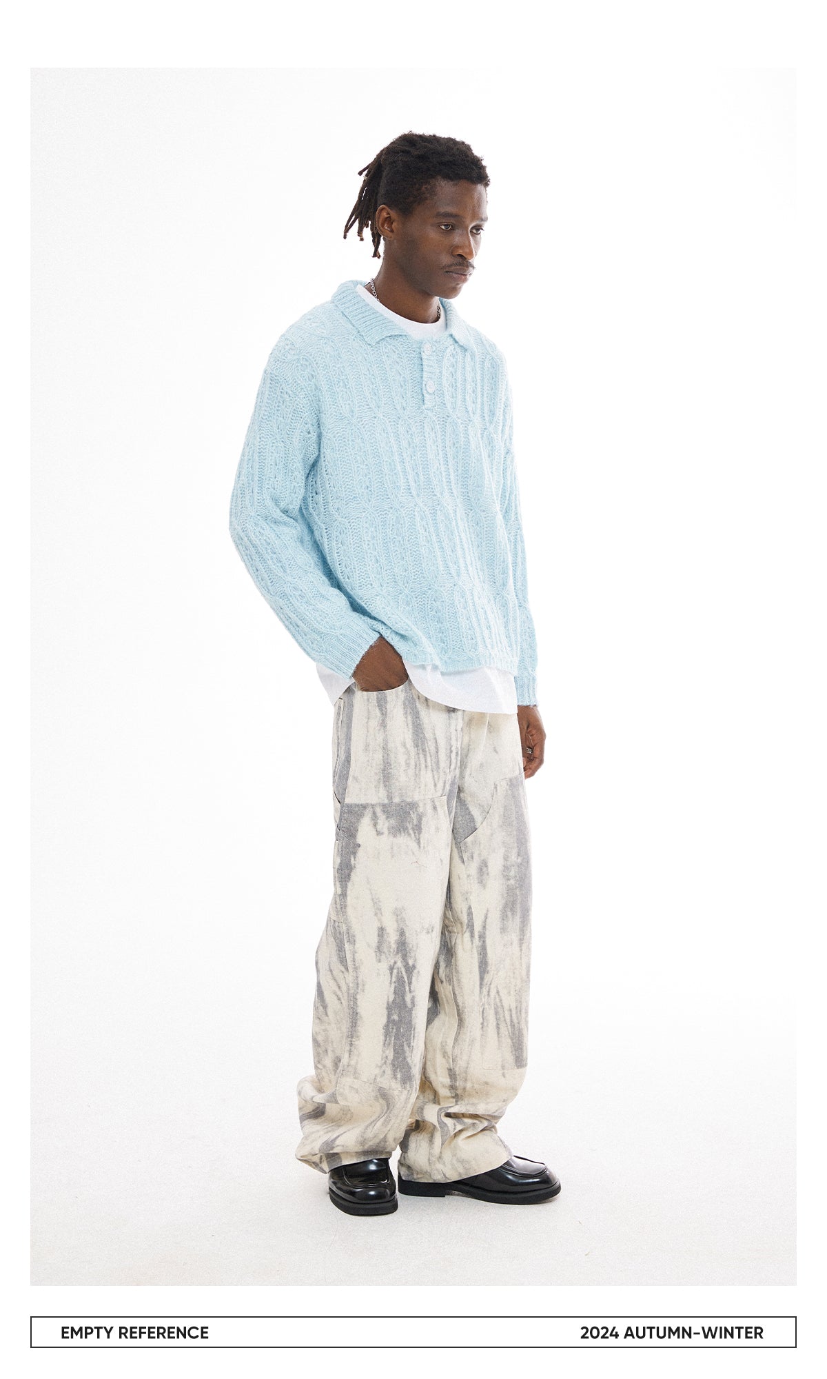 Textured Wool Knit Sweater