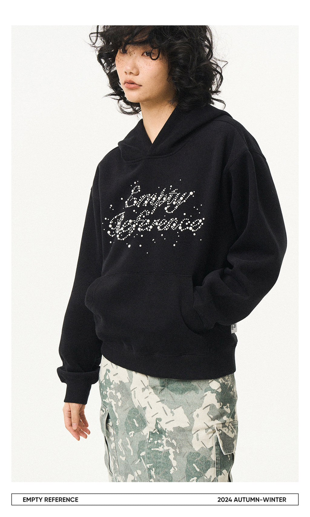 Pearl Studded Logo Sweatshirt