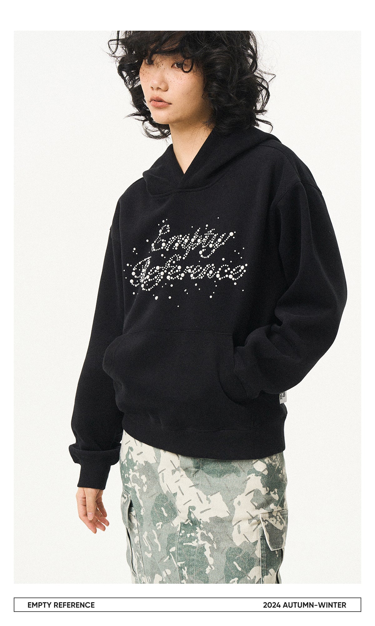 Pearl Studded Logo Sweatshirt