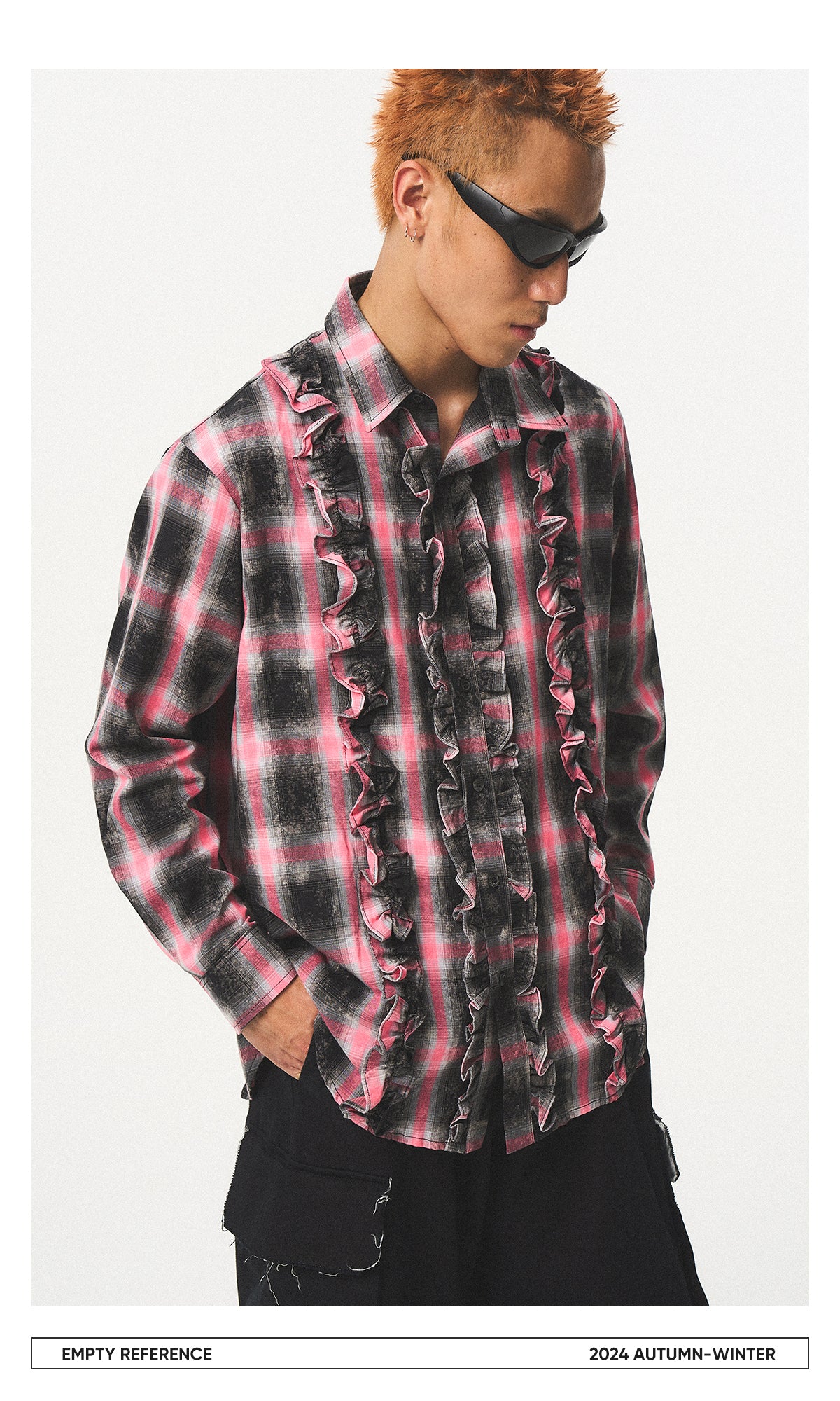 Gingham Fungi Lace Shirt