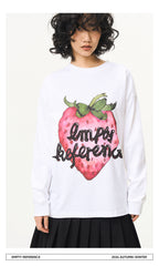 Strawberry Print Cotton Base Shirt