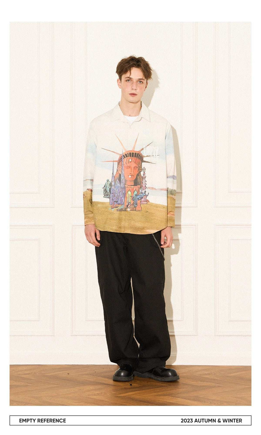 Wheat Field Graphic Shirt - Empty Reference