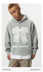Lace Bow Graphic Sweatshirt