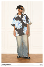Hand-Drawn Rose Graphic Shirt