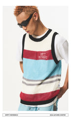 Embroidered Logo Knit Vest