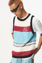 Embroidered Logo Knit Vest