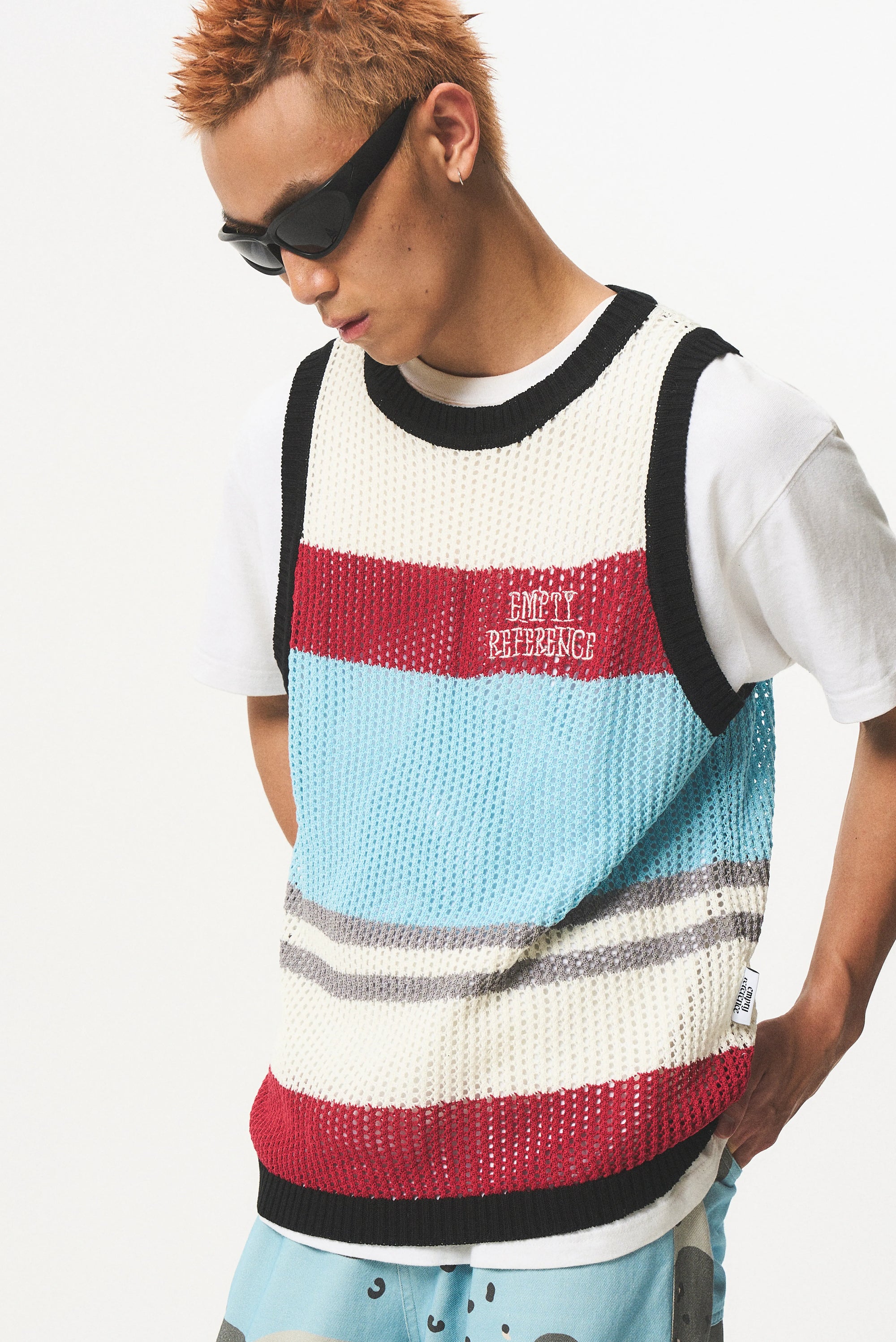 Embroidered Logo Knit Vest
