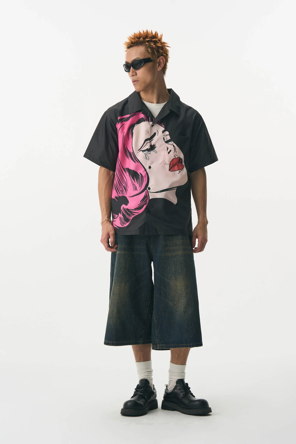 Crying Girl Graphic Shirt