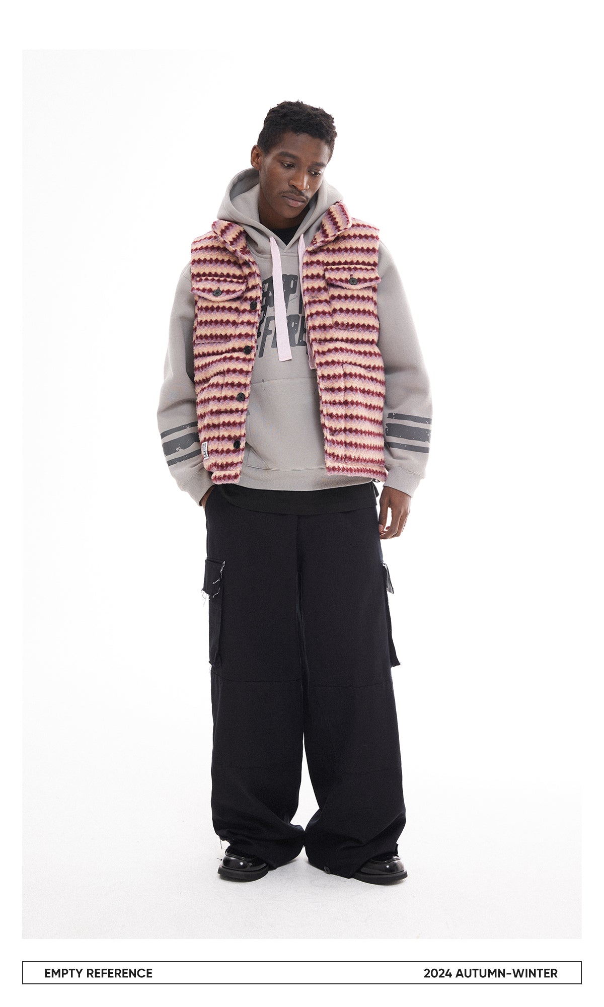 Checked Quilted Wool Vest