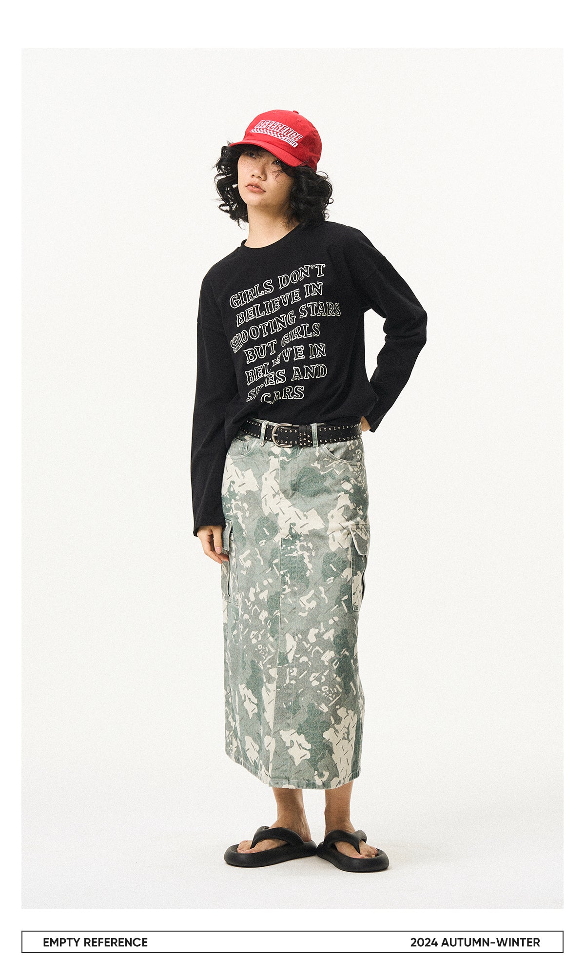 Letter Print Cotton Base Shirt