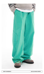 Green Embroidered Trousers