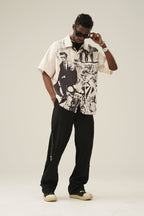 Retro Comic Camp Collar Shirt
