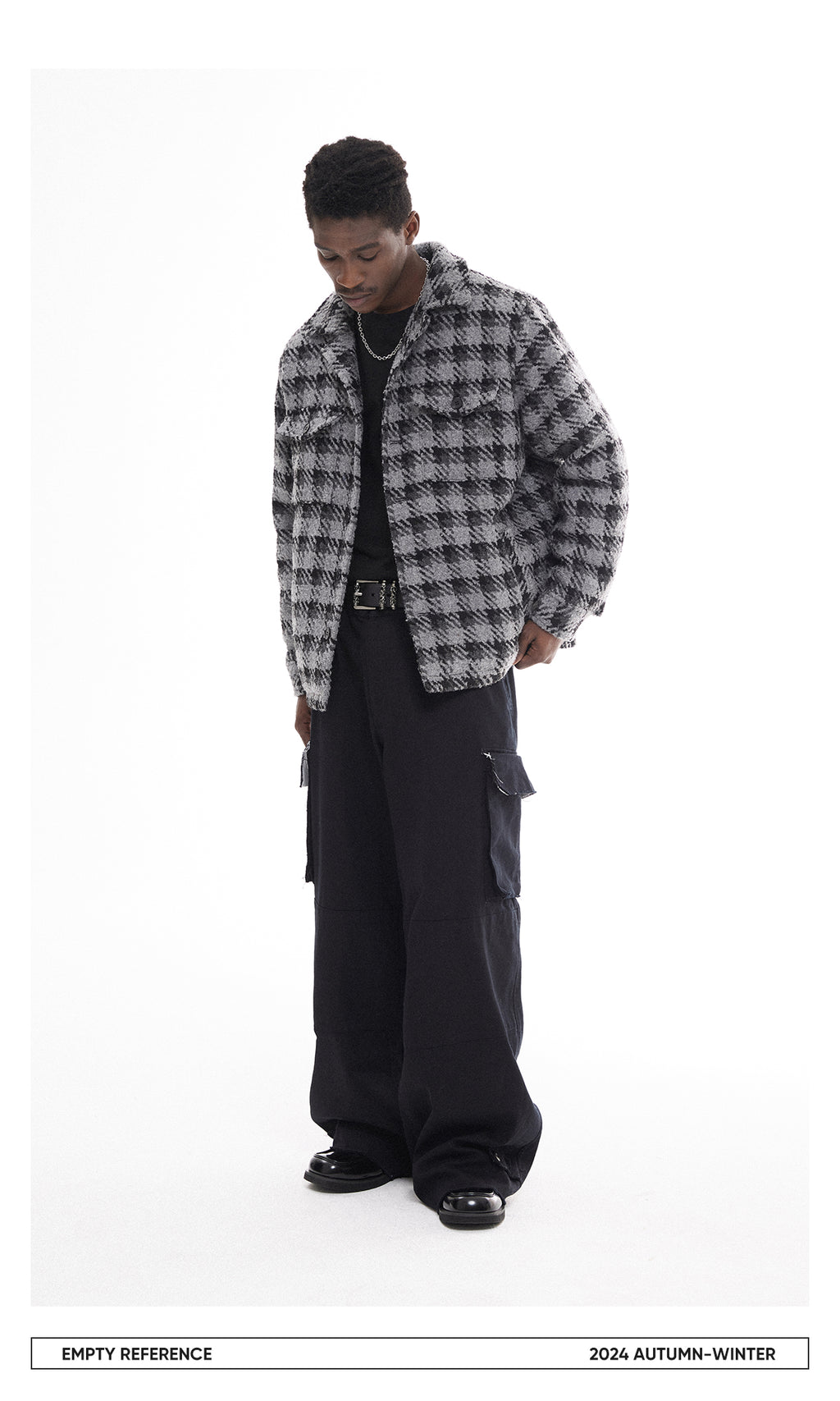 Checked Quilted Wool Jacket