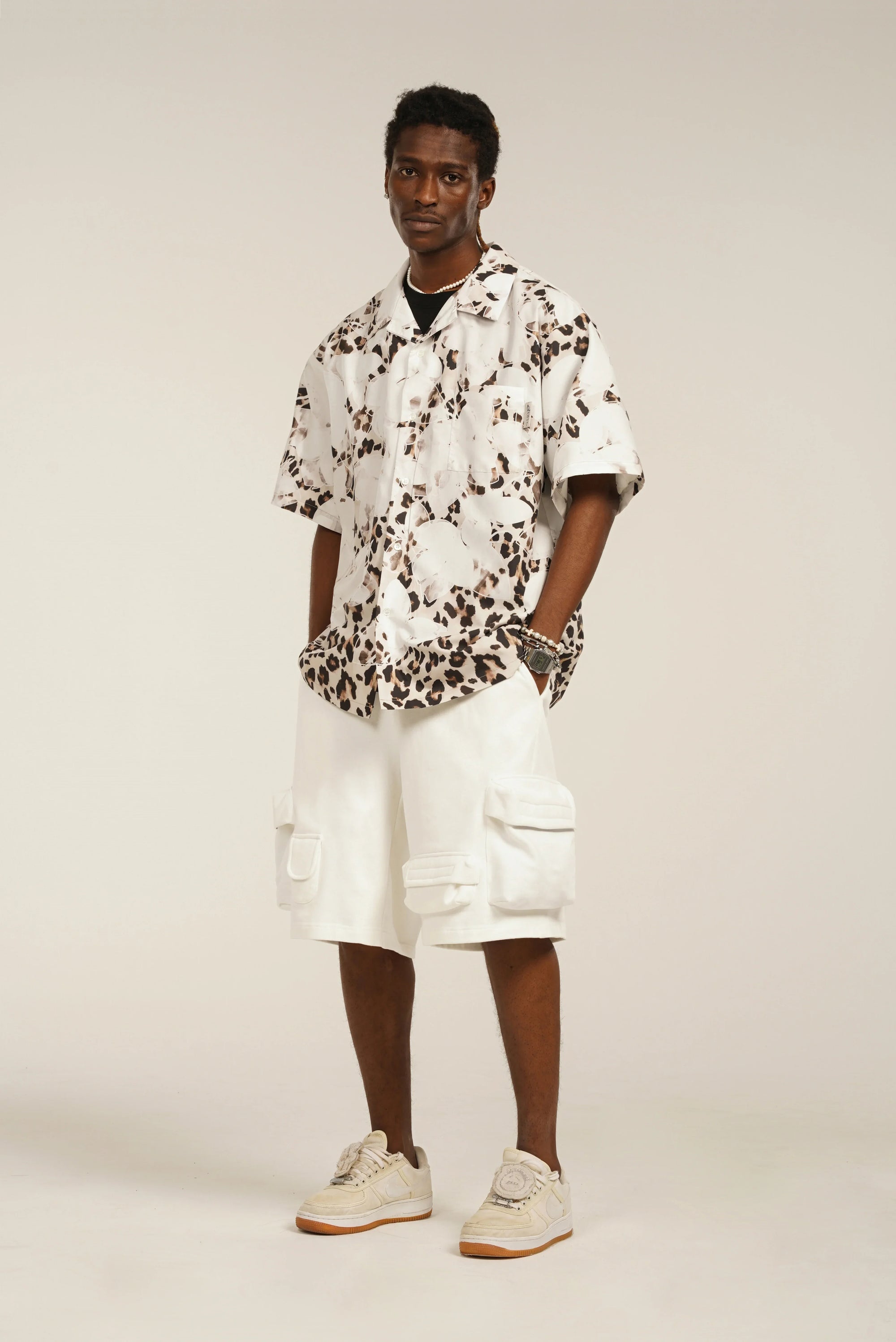 Leopard Cloud Camp Shirt