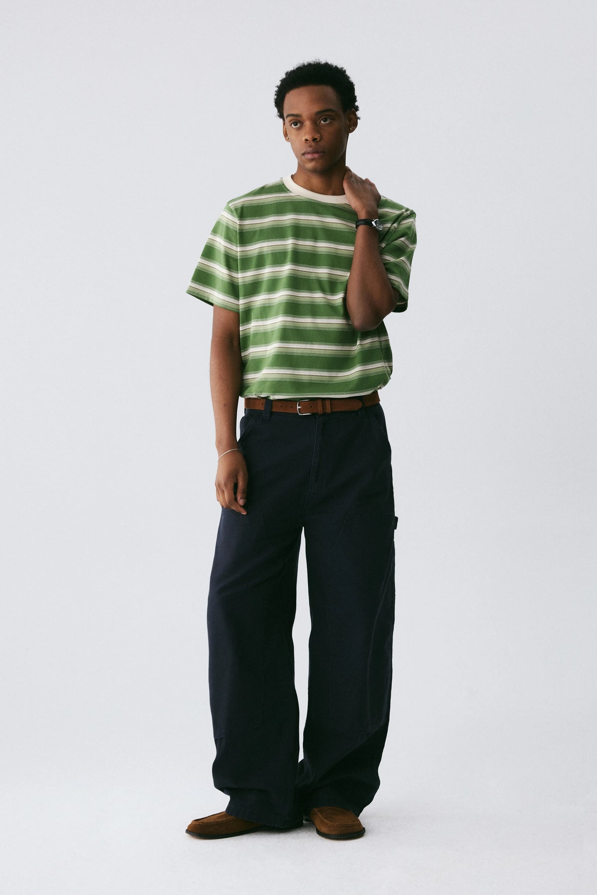 Avocado Stripe Tee