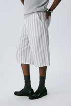 Washed Stripe Shorts