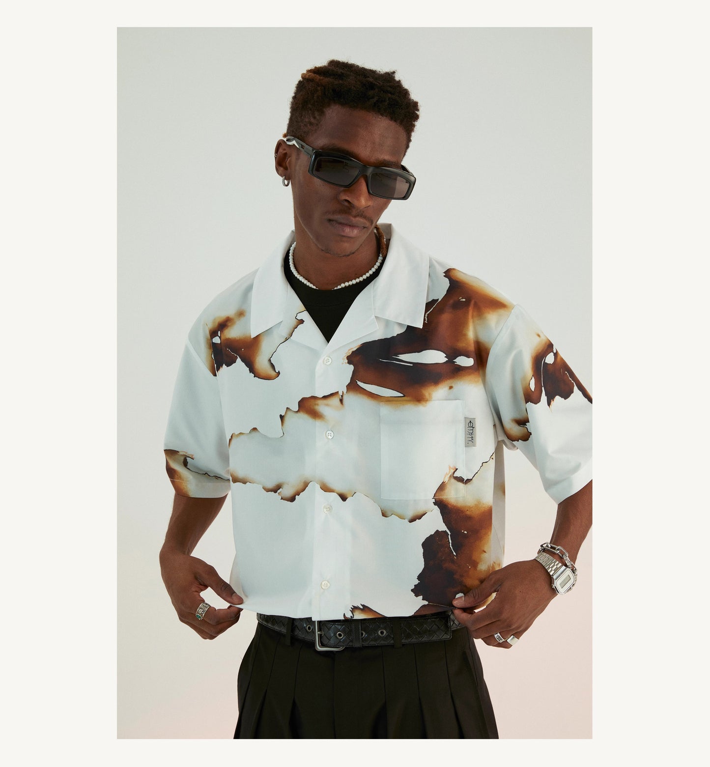 Ash Tone Graphic Shirt