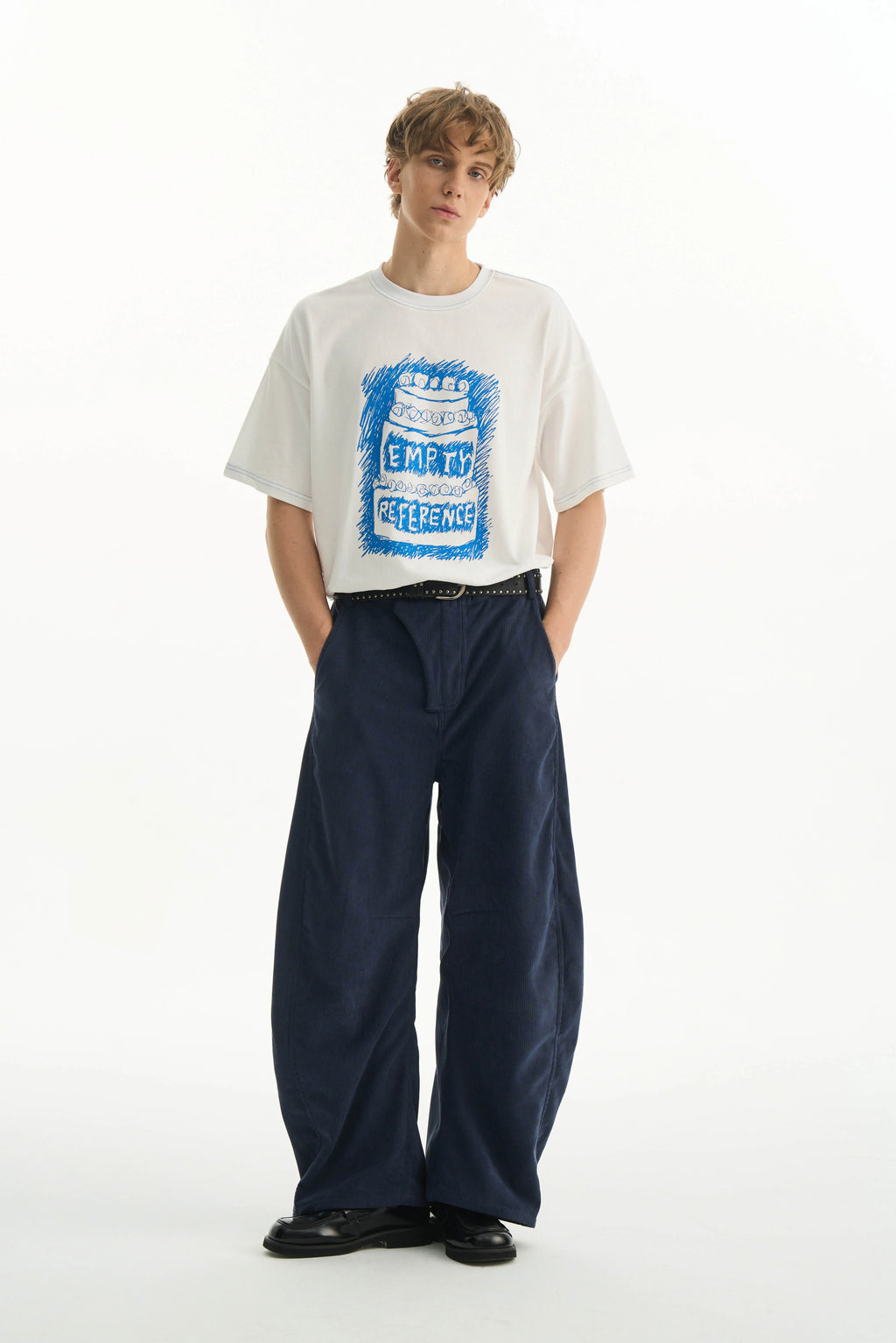 White Soft Graphic Lounge Tee