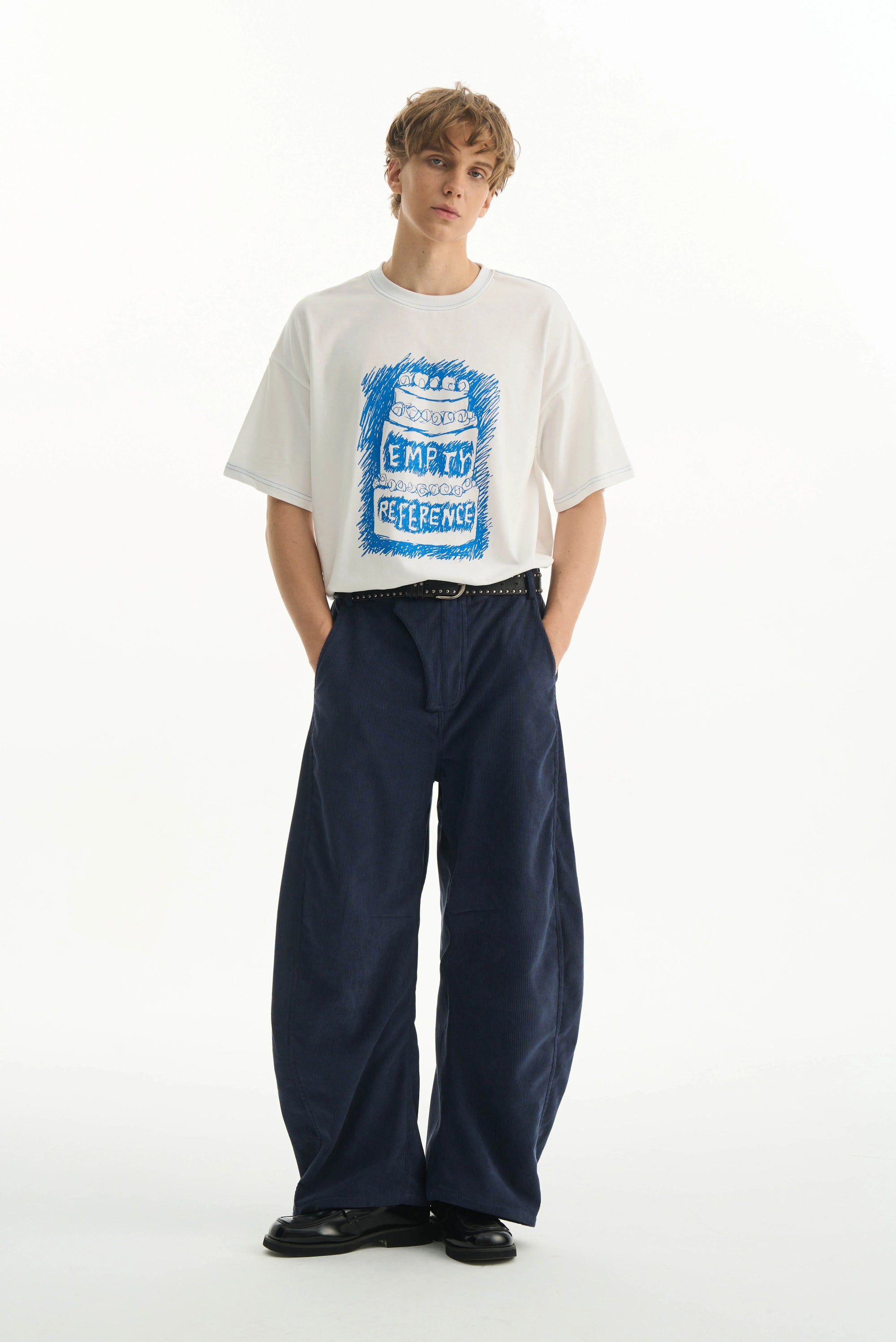 White Soft Graphic Lounge Tee