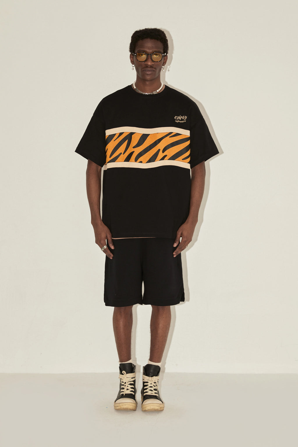 Tiger Patchwork Graphic Tee