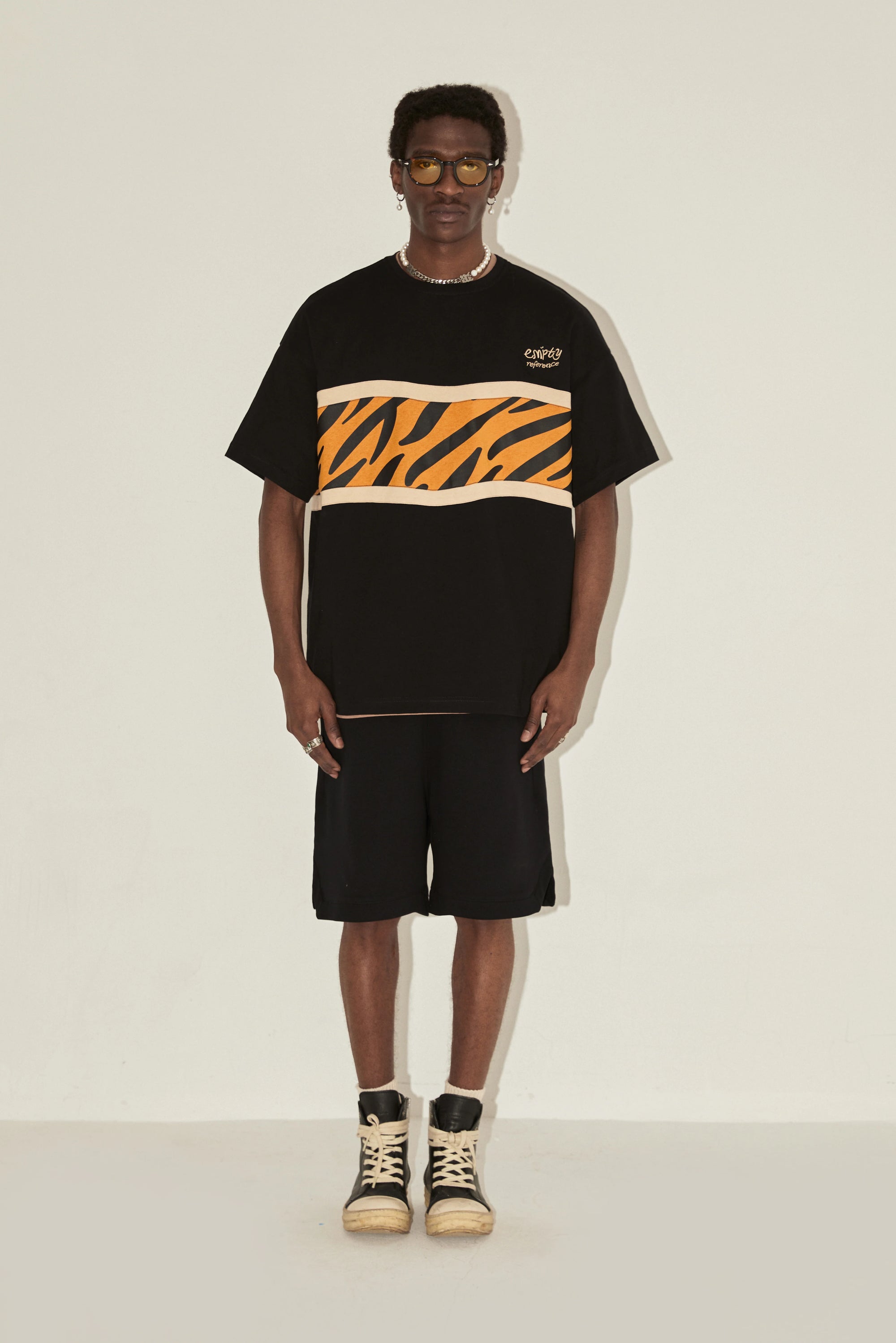 Tiger Patchwork Graphic Tee