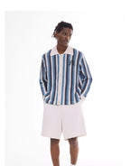 Embroidered Woven Long Sleeve Shirt